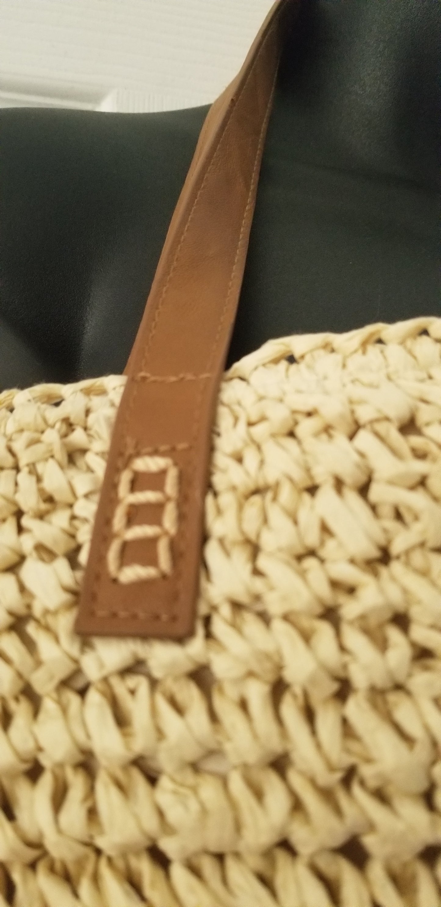 INC. women's handbag straw with multicolor tassels Beach Please extra large. Condition is NWOT