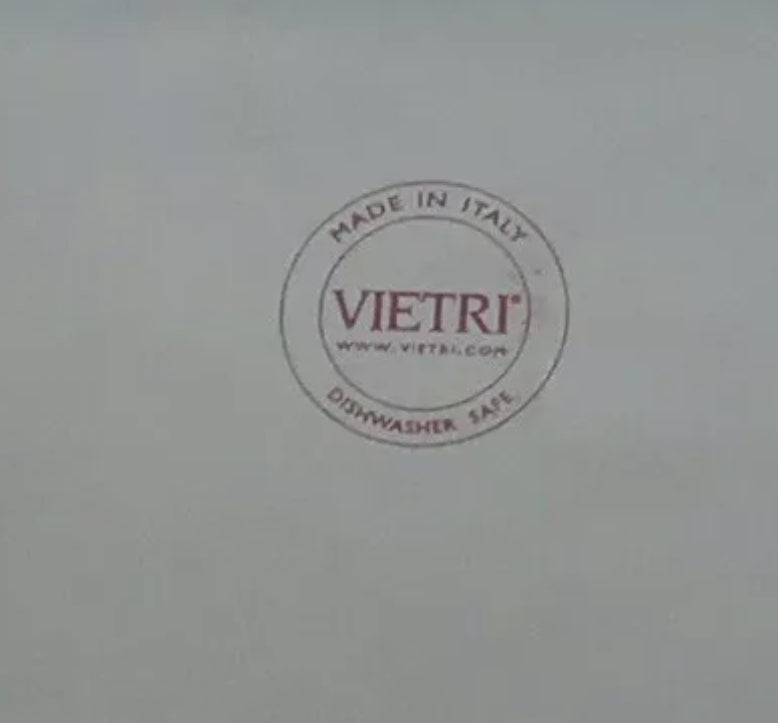 Vietri plate multicolor hydrangea extra large