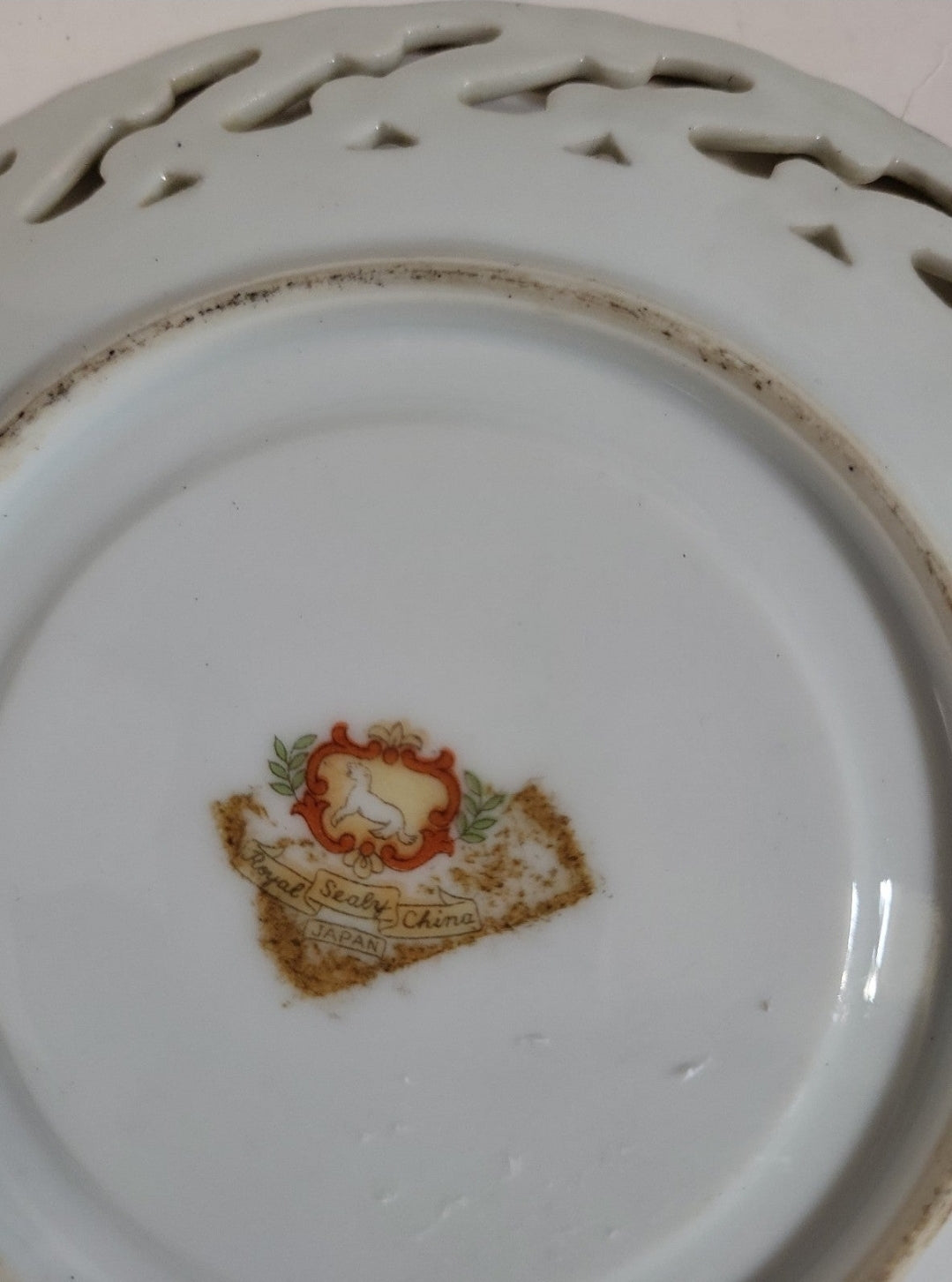 Royal Sealy tea cup and saucer Lusterware made in Japan
