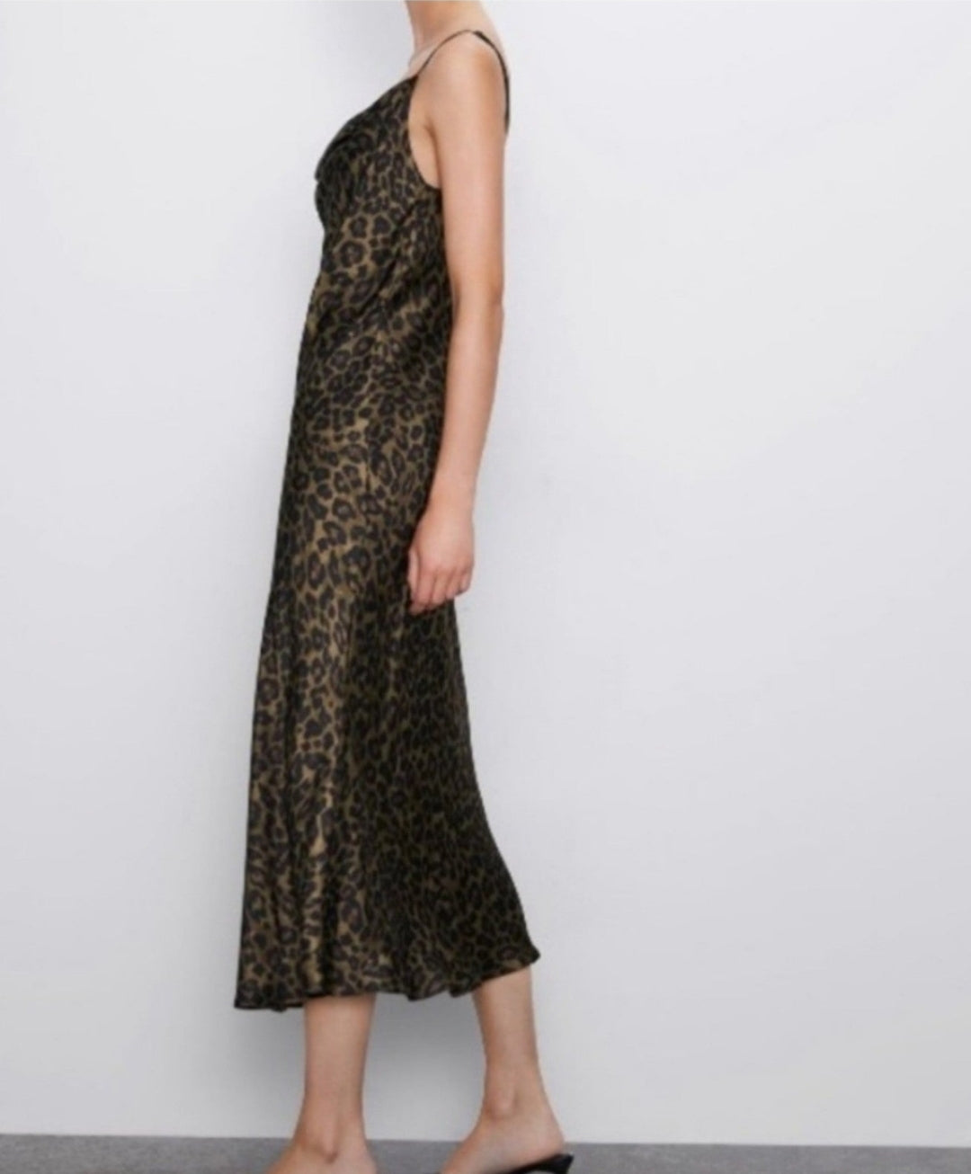 ZARA women's dress multicolor animal print size XS made in Turkey