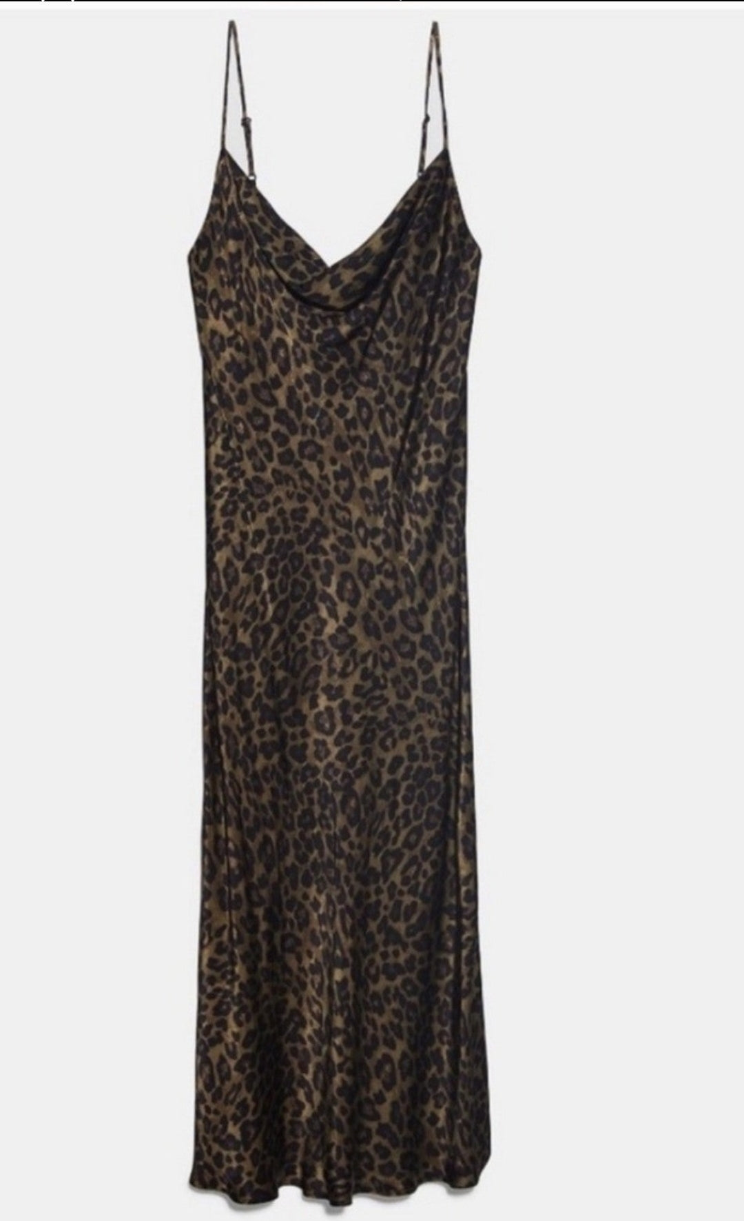 ZARA women's dress multicolor animal print size XS made in Turkey