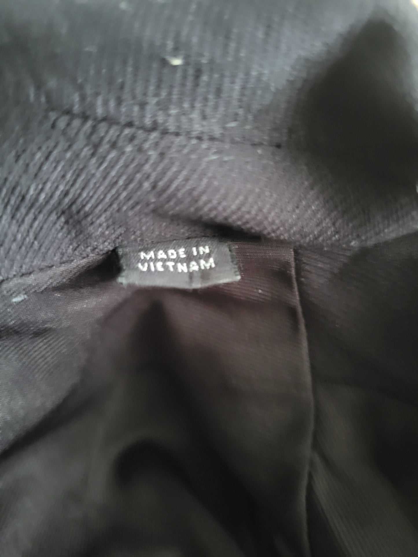 AllSaints women's blazer black jacket Aleida size 10