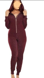 Savage by Fenty women's jumpsuit red onesie hood Rise and Shine size XL