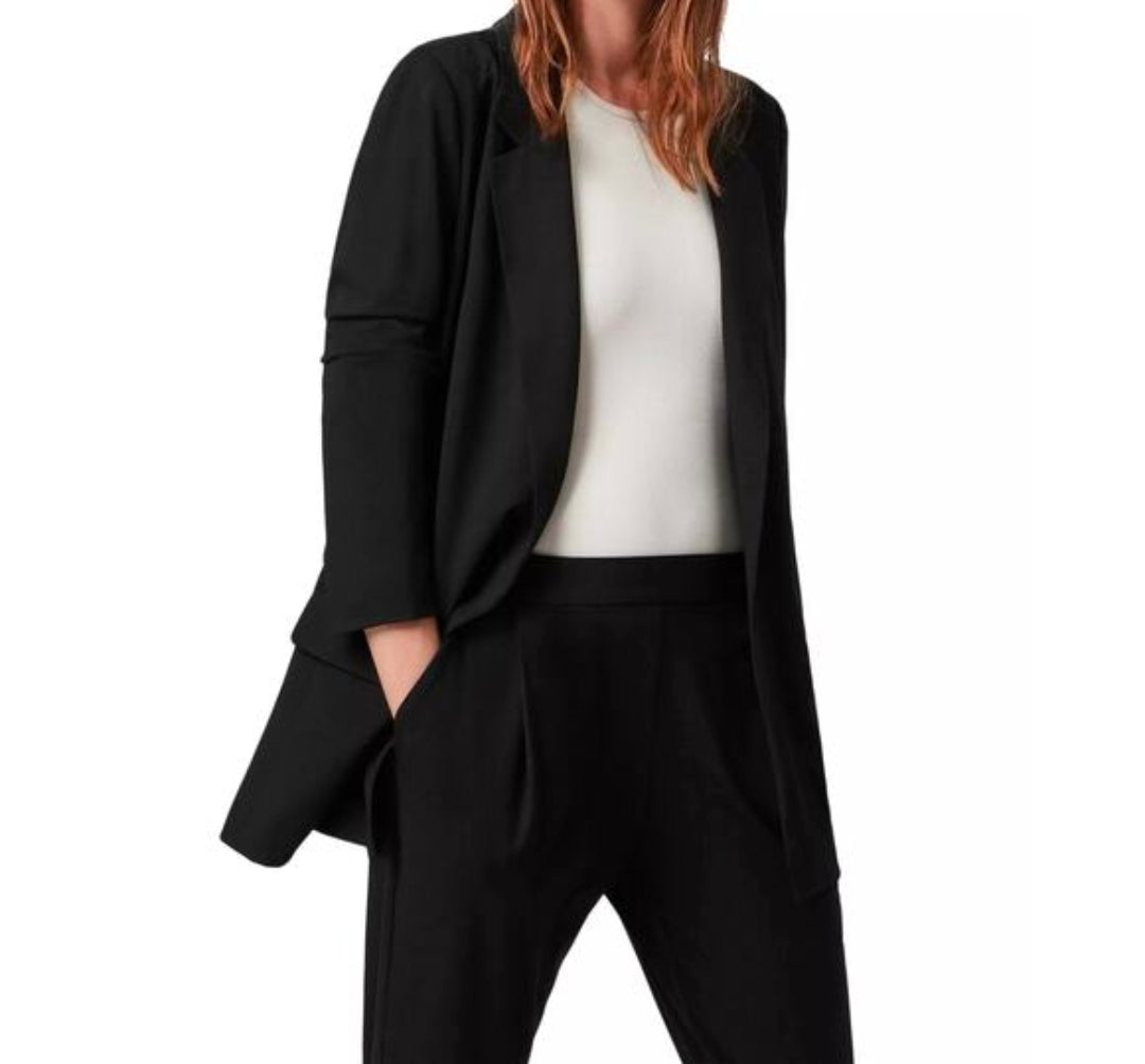 AllSaints women's blazer black jacket Aleida size 10