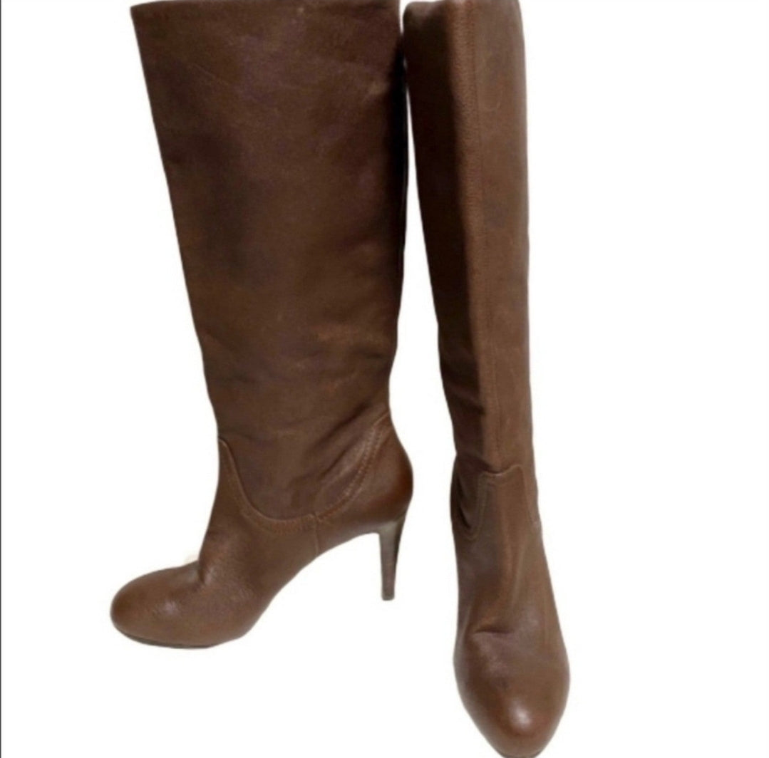 Enzo Angiolini women's boots brown leather Gibbons size 10M