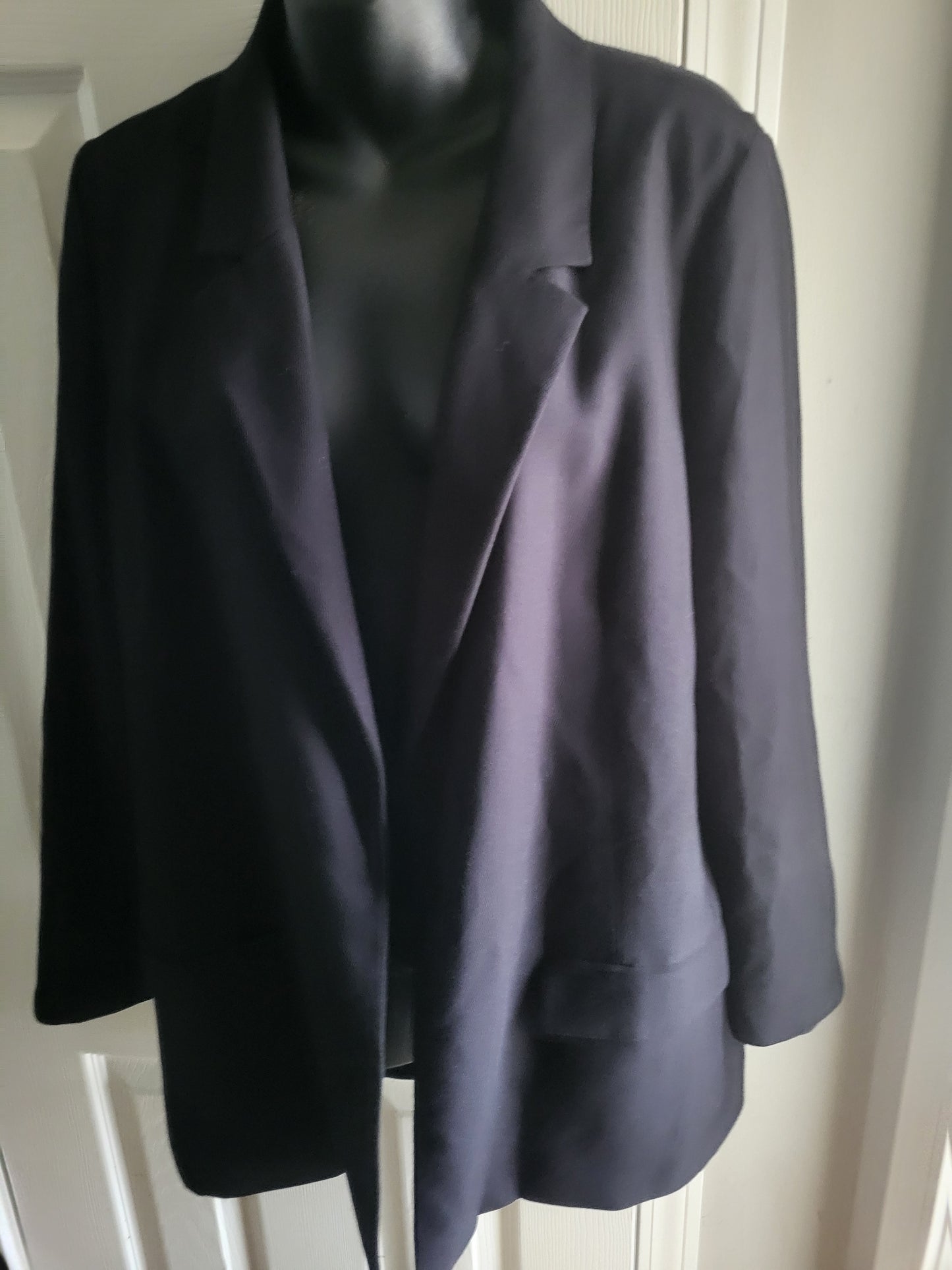 AllSaints women's blazer black jacket Aleida size 10