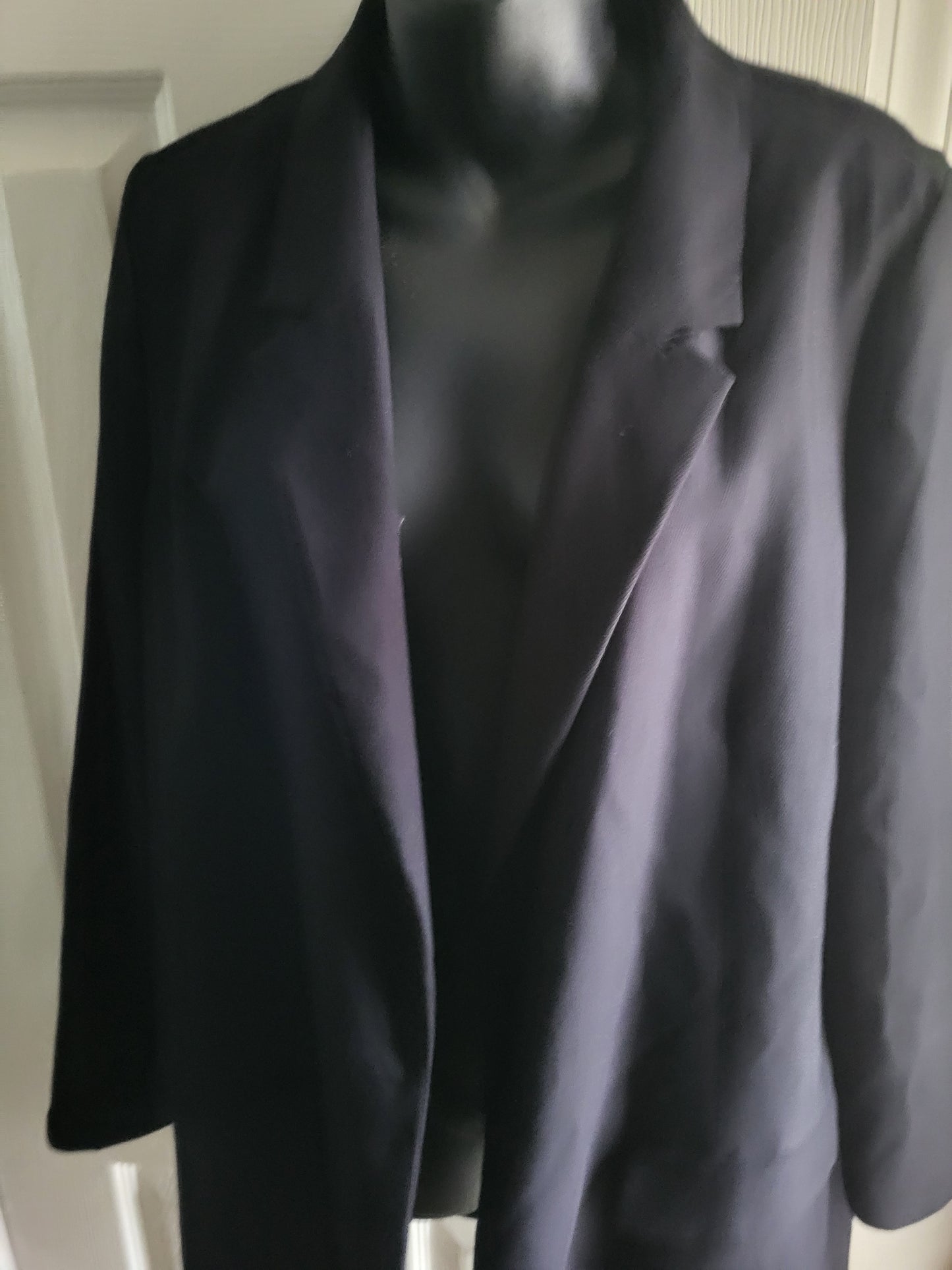 AllSaints women's blazer black jacket Aleida size 10