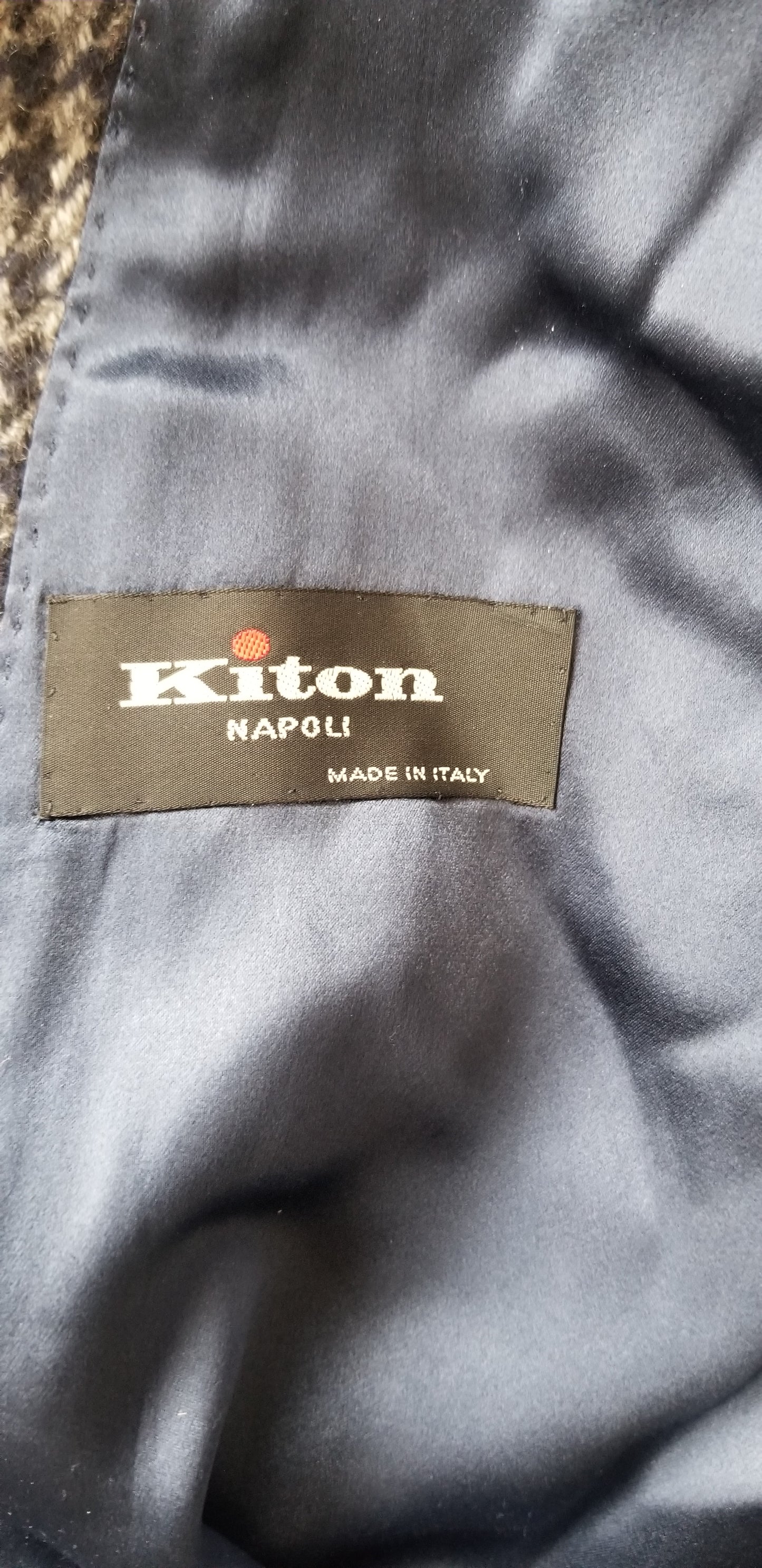 Kiton women's jacket coat grey blue size 12 US/48 Italy