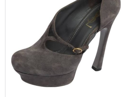 Yves Saint Laurent women's shoes gray size 8.5