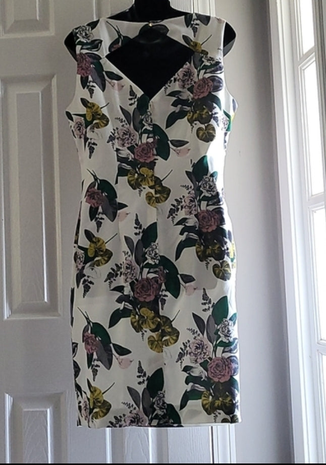 H&M women's dress multicolor size 12