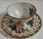 Royal Sealy tea cup and saucer Lusterware made in Japan