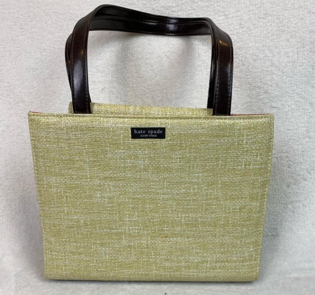 Kate Spade women's handbag multicolor straw small